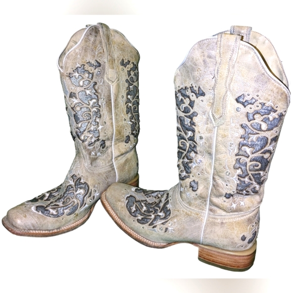 Women's Rockin Leather Boots - Picture 1 of 1